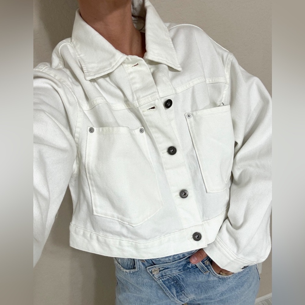 NWT Vans Carpenter Cropped Jean Jacket